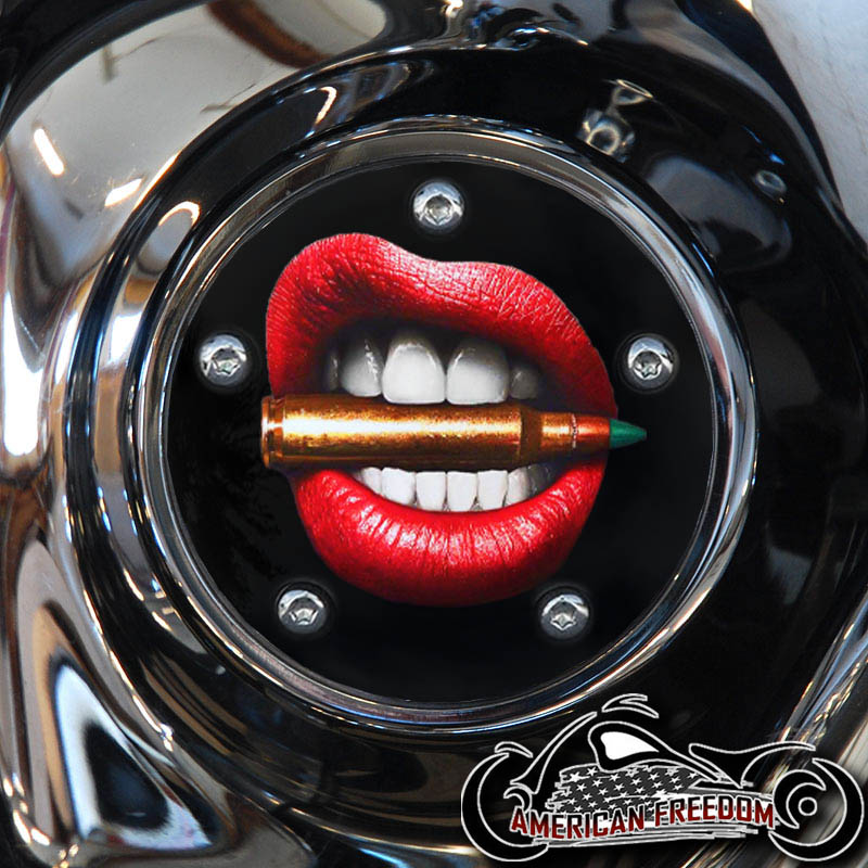 Custom Timing Cover - Red Lips Bullet